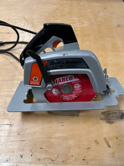 Black and Decker 7-1/4” circular saw, View more