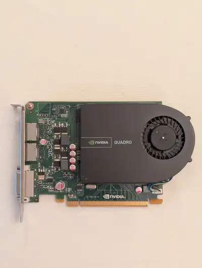 nVidia Quadro 2000 Workstation graphics card 1GB VRAM, DDR5 2x DisplayPort 1x DVI Pickup in NW Calga...