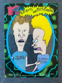 1993 Beavis & Butt-Head Acetate Promo Card