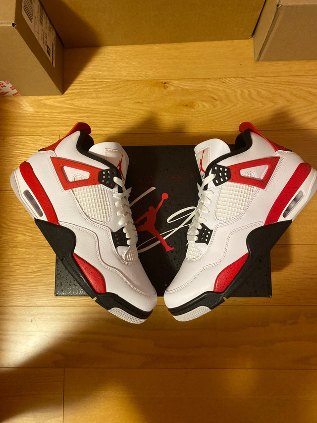 Jordan 4 Red Cement  in Men's Shoes in Markham / York Region