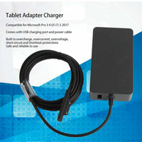 Chargeur Surface Pro 65 W pour Microsoft Surface Pro