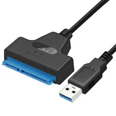 USB 3.0 to SATA Hard Drive Adapter Cable SATA to USB 3.0 Converter for HDD 2.5" Features: 1. Adapter...