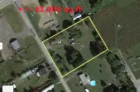 Ready to build lot , natural gas on street , +-  1 acre
