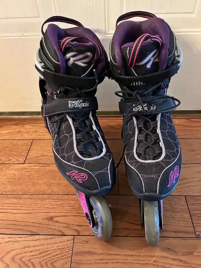 Paire de patins roue alignées K2 Alexis W 8.5us inline skates in Skates & Blades in City of Montréal - Image 4