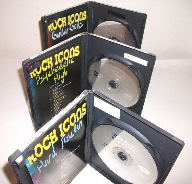 Rock Icons - Hard Rockin & Guitar Gods & Psychedelic High DVDs dans CD, DVD et Blu-ray  à Ville de Montréal - Image 3