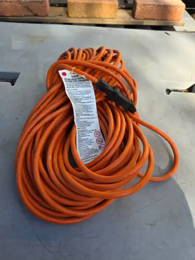 16 AWG 100' Extension Cord Single Plug  Snowblower Lawnmower, View more