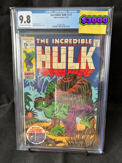 Incredible Hulk #121 cgc 9.8 comic, View more