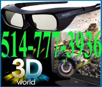 Lunettes 3D Bluetooth SONY TDG-BT500A BT400A Active Glasses