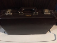 Vintage Leather Briefcase by Stradellina for Sale