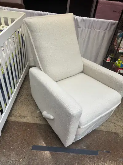 Nursery swivel rocker recliner- plush, View more