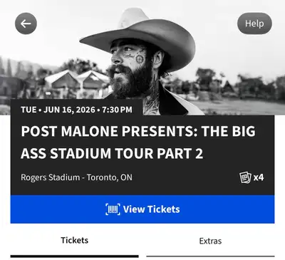 4 Post Malone Toronto June 16, View more