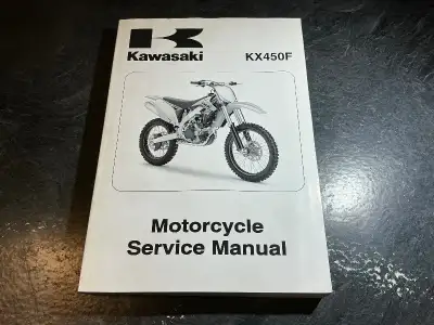 2009 Kawasaki KX450F Motorcycle Service Manual p/n 99924-1410-01| Kawasaki Heavy Industries 2008 200...