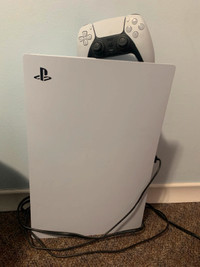 Ps5 with game and controller selling as is