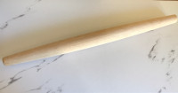 Wooden French Rolling Pin For Pastry, Pizza Dough...