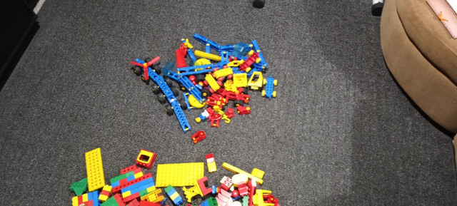 Lego Duplo 15 lbs lot, mini figures, blocks, trains, etc in Toys & Games in Hamilton - Image 2