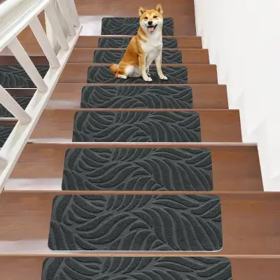 Non-Slip Stair Treads Carpet for Wooden Steps 21.6 x 7.4, View more