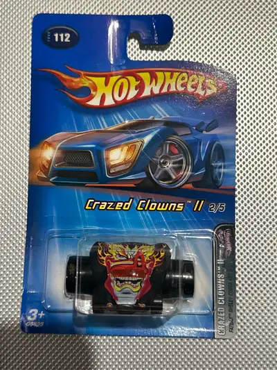 2005 Hot Wheels #112 Crazed Clowns 11 2/5 Fatbax SHELBY COBRA 427 S/C Black w5Sp(99B)(222)(44)