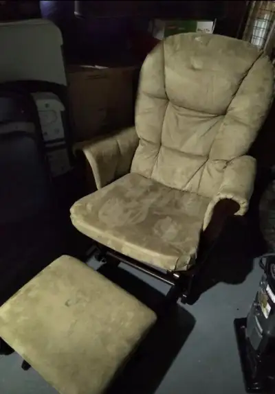 Glider Baby Nursing Rocking Chair with Ottoman Foot Rest, View more