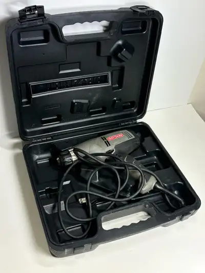 Craftsman 3/8” Corded Drill – Model 315.271070 w/ Case, View more