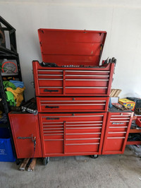 40in Snap On Toolbox w/ midbox and side cabs
