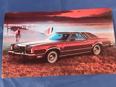 1979 Thunderbird Heritage Original Post card T-Bird, View more