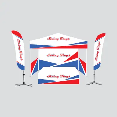 Custom Printed Promo Feather Flags Pop up Tents, View more