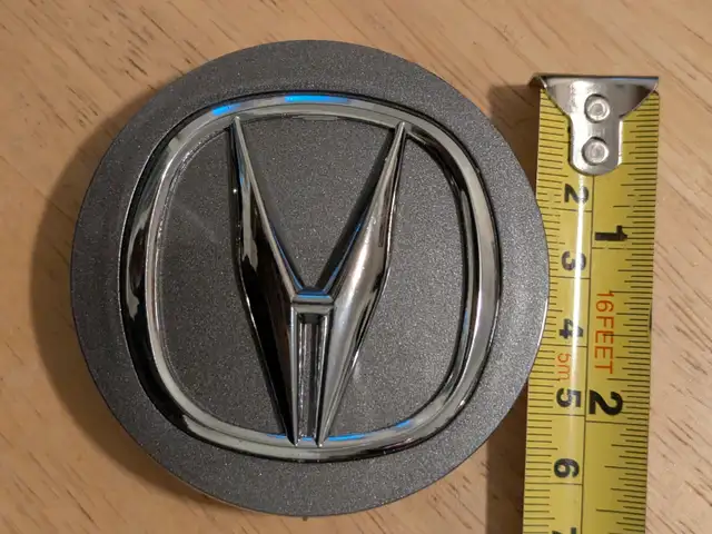 Acura OEM Charcoal Gray caps for Acura TL 2014 rims in Tires & Rims in Markham / York Region - Image 3