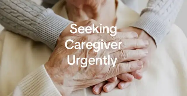 Urgently Seeking Elderly Caregiver64840206556673120