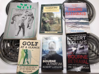 6 Various Paperback Books .