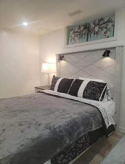 Fully furnished room for rent. Has queen bed, closet, cold room (for extra storage). Kitchen, and ba...
