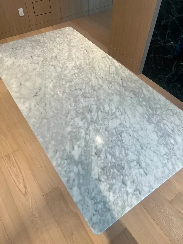 White Carrara Marble Dining Table - mkt in Dining Tables & Sets in City of Toronto - Image 5