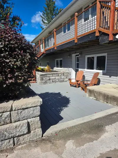 We have a 1250 sq ft, one bedroom apartment in the lower portion of our raised bungalow. It has 2 en...