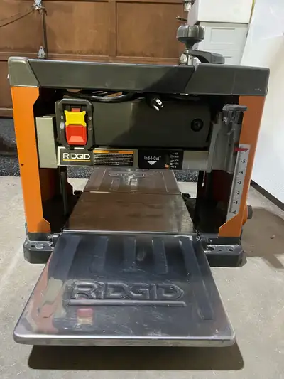 dewalt 12.5” and ridgid 13” thickness planer, View more