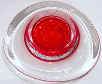 HAND BLOWN ASHTRAY