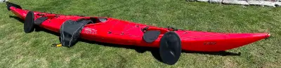 15ft Necky Eliza (Women Specific Design) Touring Kayak. Includes Spray Skirt. Weighs approximately 5...