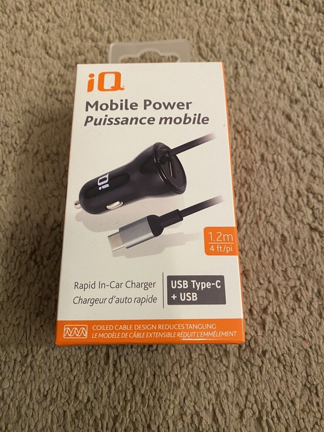 iQ Mobile Power Rapid InCar Charger NEW! Cell Phone Accessories
