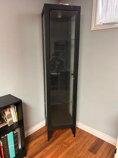 Bookshelf and Glass bookshelf with light, View more