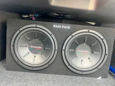 subwoofer and amplifier, View more