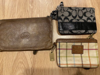Mini purses wallets Coach and Roots