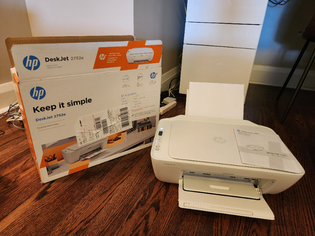 HP Deskjet 2752e Wireless Colour Inkjet Printer | Printers, Scanners & Fax  | City of Toronto | Kijiji
