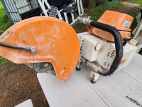 Stihl TS760 Monster Cement Saw 14" Rolling Cart Made In Brazil