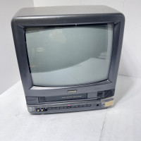 Retro gaming tv vcr combo 13” for parts or repair 