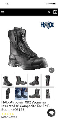 Haix work boots size 8