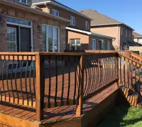 Deck Refinishing- Sanding and Staining
