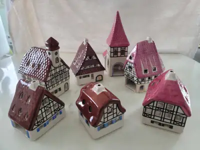 Ceramic Tea Light houses, View more
