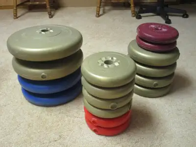 Vinyl Weights - 2 X 25 lbs weights, 50 Lbs in Total, View more