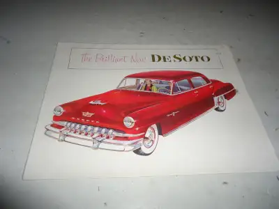 1952 DeSOTO  ORIGINAL DEALER SALES BROCHURE. CAN MAIL!, View more