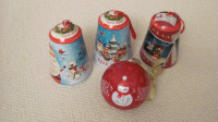 Only $5 for ALL 4 large xmas ornament tins!