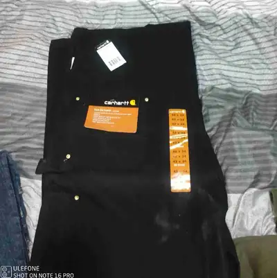 BNWT CARHARTT DOUBLE KNEE FIRM DUCK OVERALLS SIZE 42 X34, View more