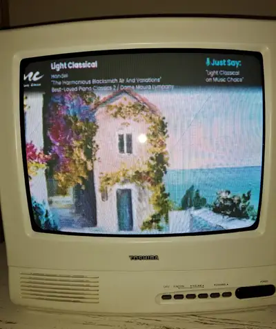 Vintage Toshiba 14" CRT Colour TV, View more